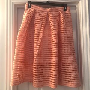 New York and Company Pink A-line Skirt